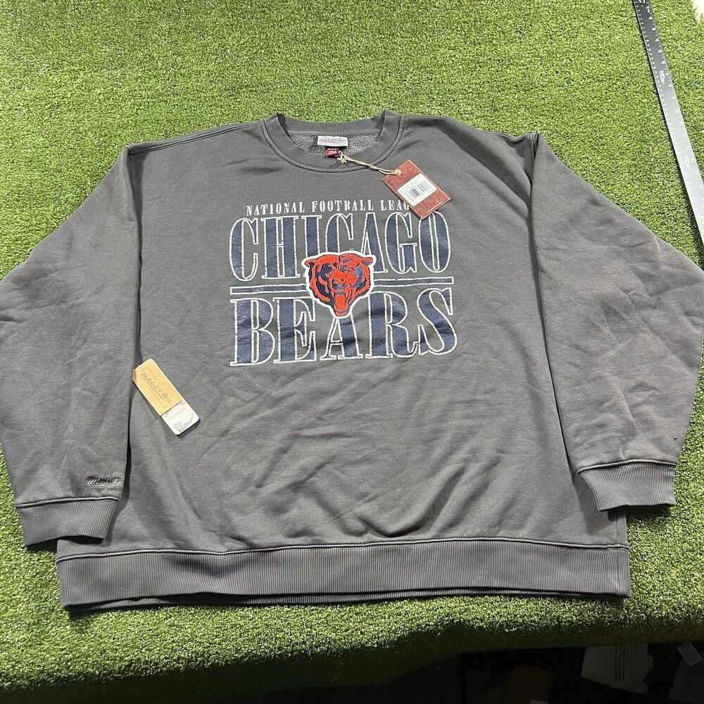 Mitchell & Ness Chicago Bears Football League Fleece Sweatshirt Charcoal 2XL